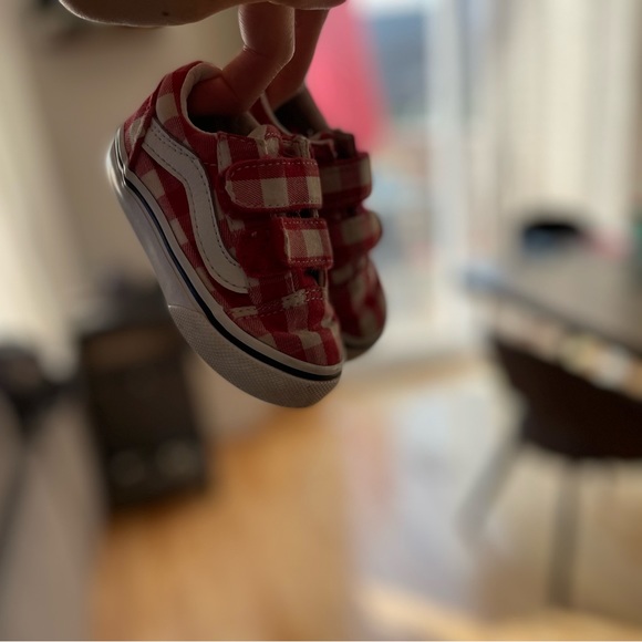 VANS | TODDLER RED CHECK OLD SKOOL - Picture 4 of 8